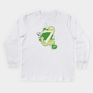 Spoon-bending Snake Kids Long Sleeve T-Shirt